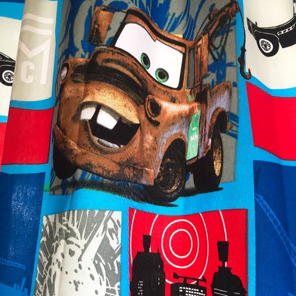 Cars 2 Disney Pixar Curtains, Comforter and Sheet set for Twin size bed. - Picture 6 of 16